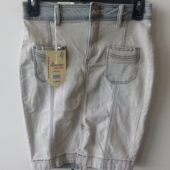 Pencil Jean skirt - Picture 8 of 12